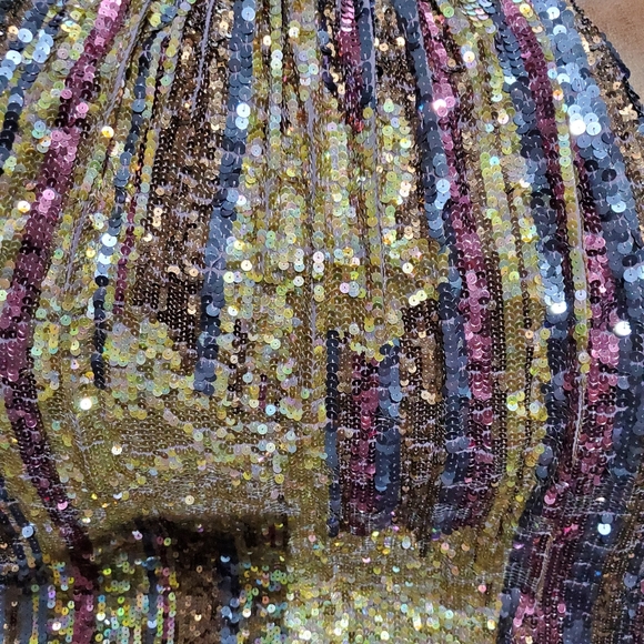 Max Azria Sequin A line dress - Picture 8 of 10